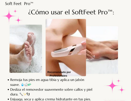 SoftFeet - Pies Relucientes + Rodillo Extra Gratis!