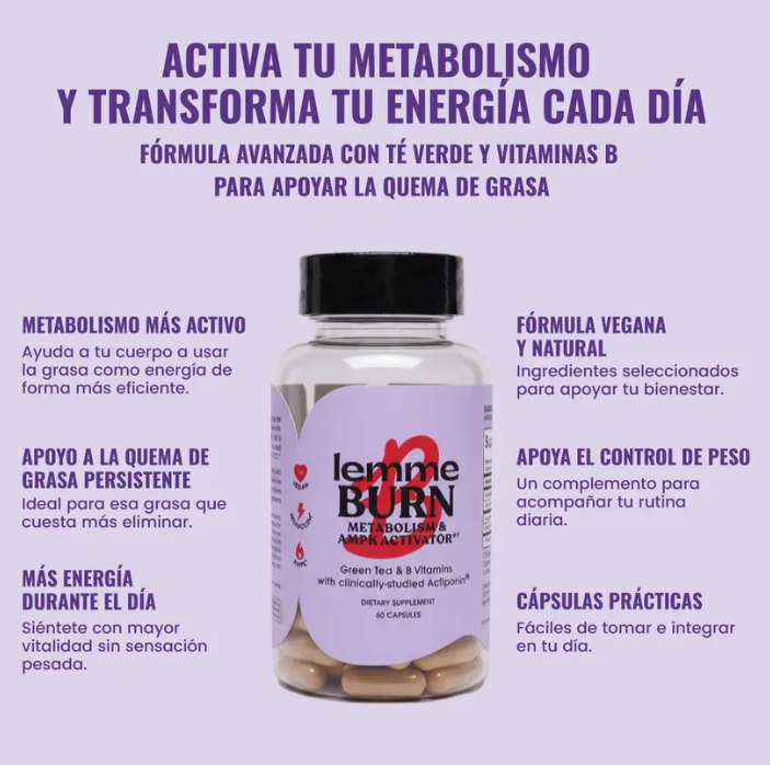 Lemme Burn™ - Activa tu metabolismo con respaldo clínico real