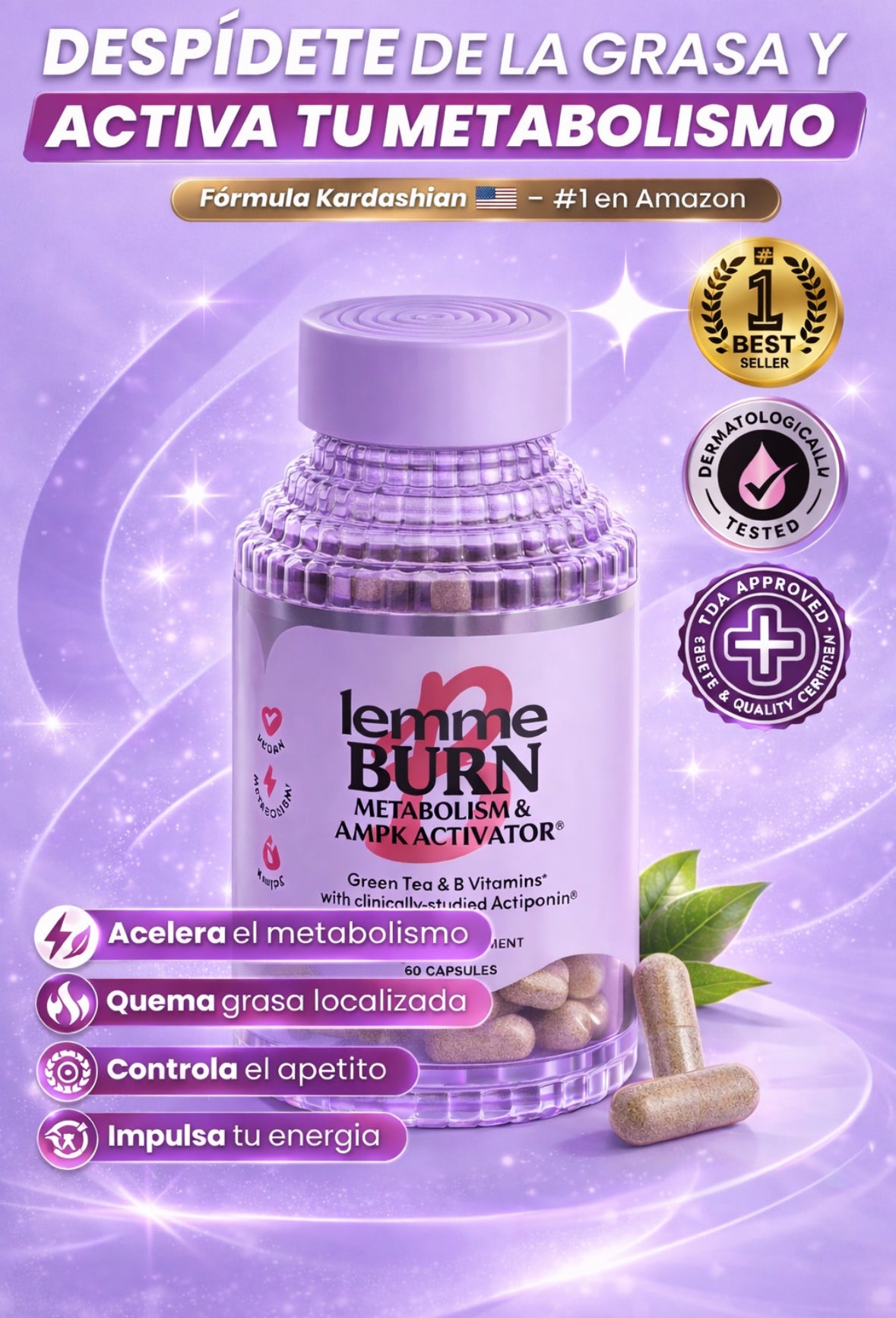 Lemme Burn™ - Activa tu metabolismo con respaldo clínico real